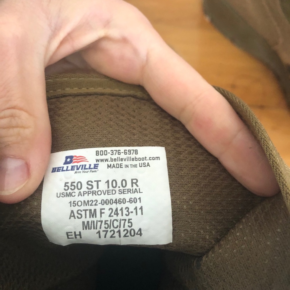 USMC issued boots